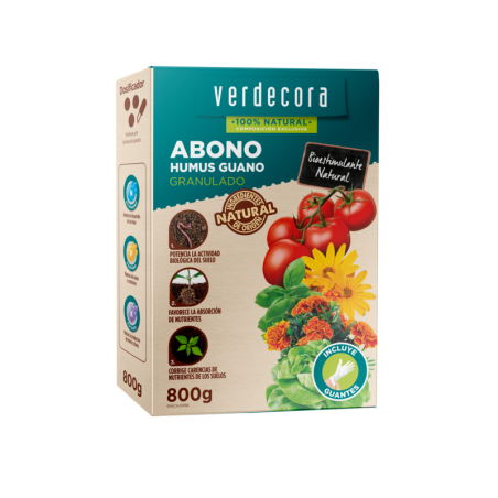 ABONO GUANO 800 GR VERDECORA