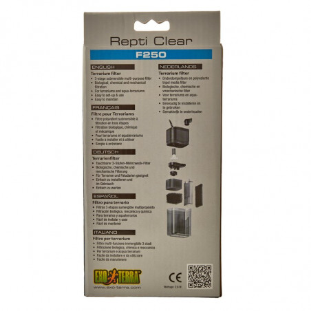 FILTRO REPTI CLEAR F250 EXO TERRA