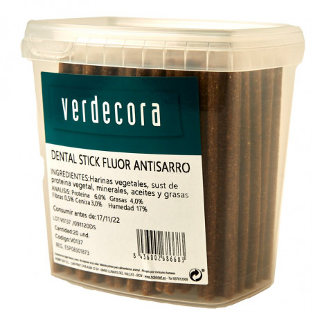 SNACK DENTAL FLUOR 20UDS VERDECORA