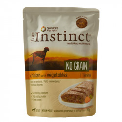 TRUE INSTINCT NO GRAIN MEDIUM-MAXI TARRINA POLLO Y VERDURAS 300GR