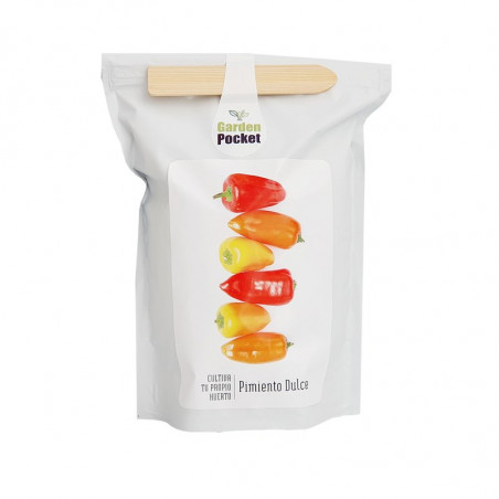 KIT CULTIVO BOLSA PIMIENTO DULCE