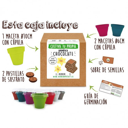 KIT CULTIVO CAJA AROMATICA CHOCOLATE