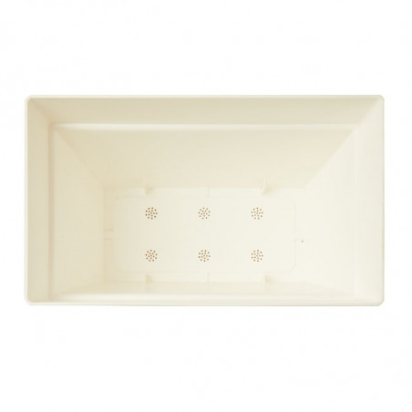 JARDINERA CAPRI XL BLANCO 60CM
