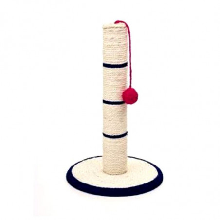 RASCADOR SISAL CON PLATO Y BOLA PARA GATO