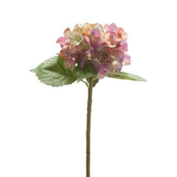 HORTENSIA VERDE/PURPURA ARTIFICIAL 53CM