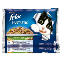 FELIX FANTASTIC SELECCION VERDURAS 4X100GR
