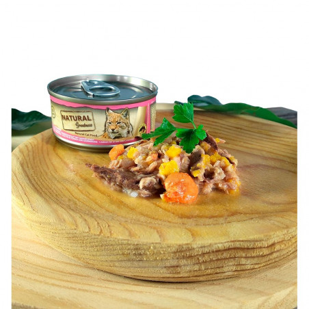 NATURAL GREATNESS GATO ATÚN Y GAMBAS 70GR