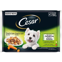 CESAR SELECCION GELATINA 4X100GR