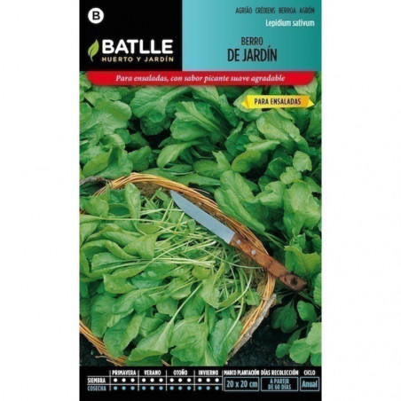 SEMILLAS BERRO DE JARDIN ALENOIS COMUN
