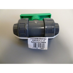 VALVULA ESFERA DESMONT. ROSCAR H-H 1/2 PULGADAS
