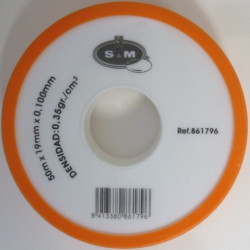 TEFLON MEDIA DENSIDAD 0,1X18MM X 50M