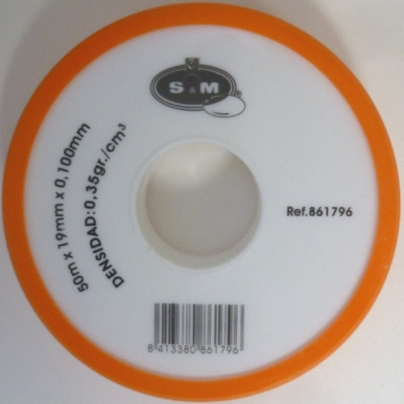 TEFLON MEDIA DENSIDAD 0,1X18MM X 50M