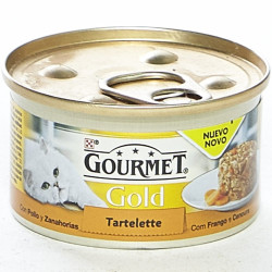 GOURMET GOLD TARTALLETTE POLLO Y ZANAHORIA 85G