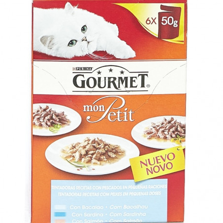 GOURMET MON PETIT SELECCION DE PESCADOS 6X50G