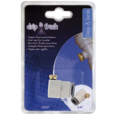 TAPON FINAL CON TOBERA  AUTOMATICO 3/8 PULGADAS