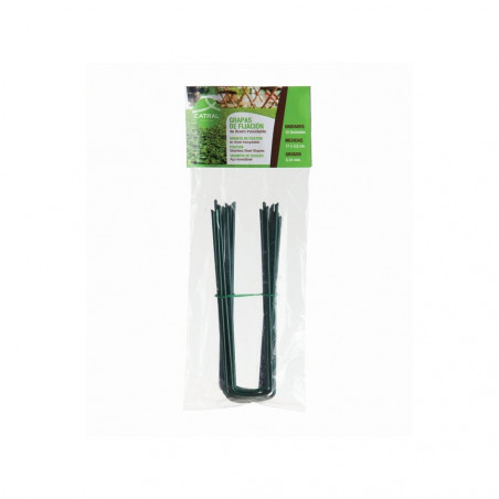 GRAPAS FIJACIÓN ACERO INOXIDABLE 10 UDS