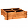 HUERTO URBANO MADERA PINO CUADRADO 100X100X20CM