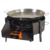 BARBACOA DE CARBON REDONDA CON SOPORTE PAELLA 50X75CM