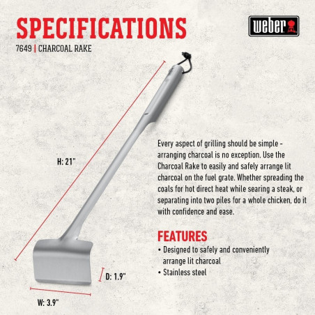 WEBER RASTRILLO PARA CARBON
