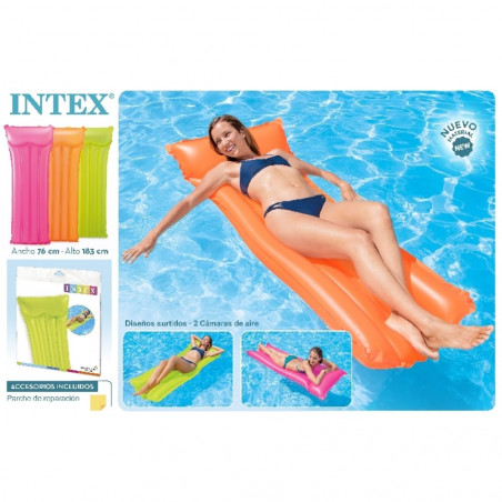 COLCHONETA NEON INTEX 183X76CM
