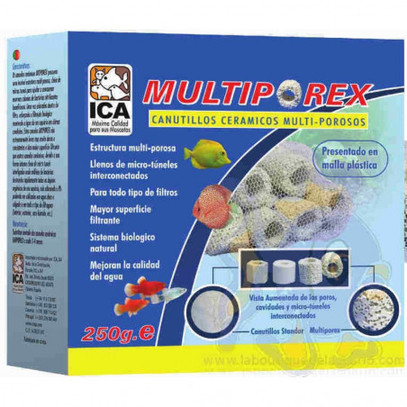 MULTIPOREX CANUTILLOS 250 GRAMOS