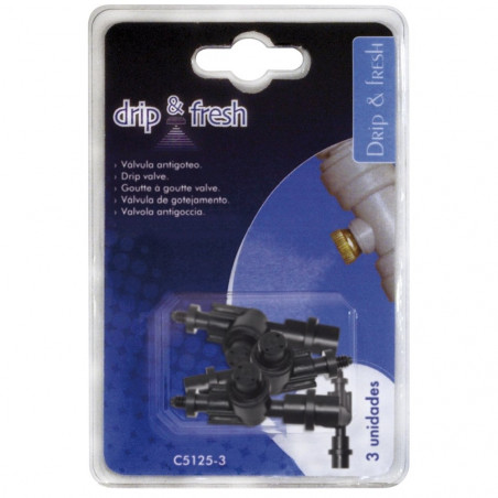 VALVULAS ANTIGOTEO BAJA PRESION 3 UDS