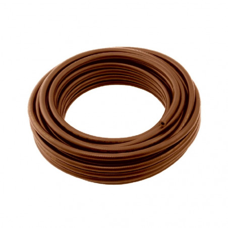MICROTUBO FLEXIBLE MARRON 4MMX25M VERDECORA