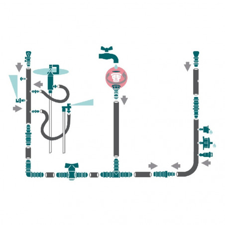 TERMINAL HEMBRA 3/4"-4MM VERDECORA