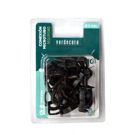 CONEXION SEGURIDAD 4MM 10UD VERDECORA