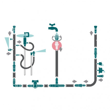 TERMINAL MACHO 3/4-12MM VERDECORA