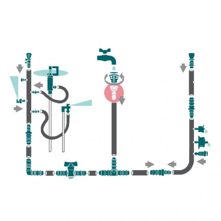 TERMINAL HEMBRA 3/4X16MM VERDECORA