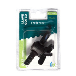 LLAVE GOTEO 1/4 VUELTA 12MM VERDECORA