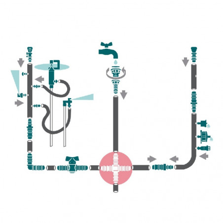 CRUZ GOTEO 16MM 2UD VERDECORA