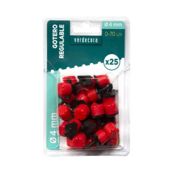 GOTERO REGULABLE 0-70 L/H 25UD VERDECORA