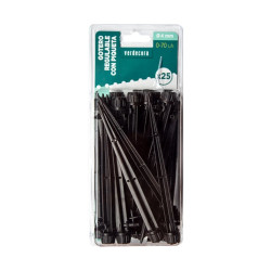 GOTERO REGULABLE CON PIQUETA 0-70 L/H 25UD VERDECORA