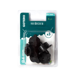 GOTERO AUTOCOMPENSADO 4L/H 5UD VERDECORA