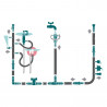 MICRO NEBULIZADOR 4MM 10UD VERDECORA