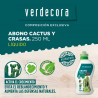 ABONO CACTUS Y CRASAS 250ML VERDECORA