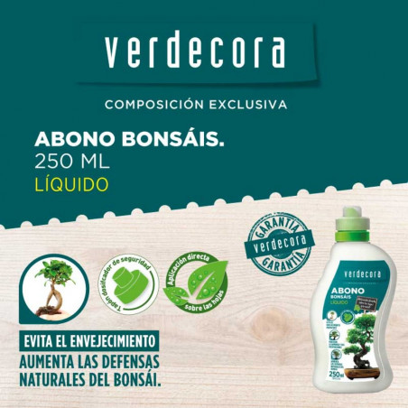 ABONO LíQUIDO BONSAIS 250ML VERDECORA