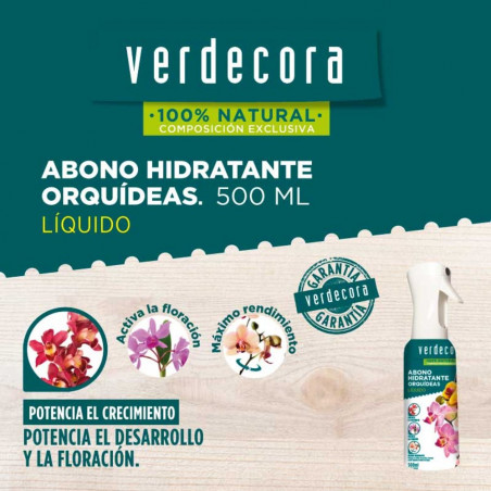 ABONO HIDRATANTE ORQUIDEAS 500ML VERDECORA