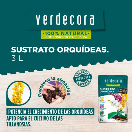 SUSTRATO ORQUIDEAS 3L VERDECORA
