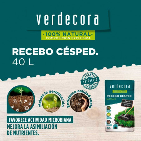 RECEBO CESPED VERDECORA 40 LITROS