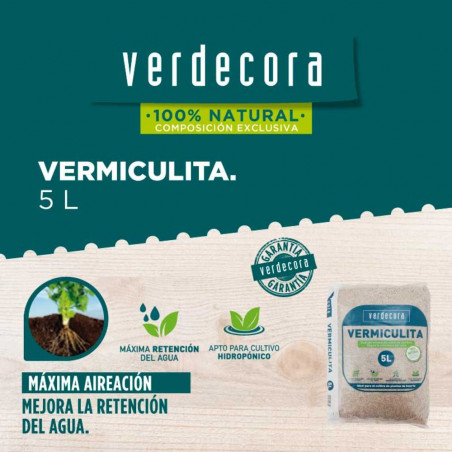 VERMICULITA 5 LITROS VERDECORA
