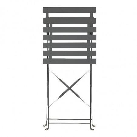 SILLA MERE PLEGABLE GRIS OSCURO