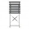 SILLA MERE PLEGABLE GRIS OSCURO