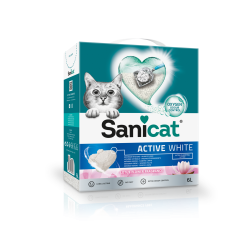 ARENA SANICAT ACTIVE WHITE 6L FLOR DE LOTO