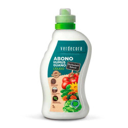 ABONO HUMUS GUANO LIQUIDO 1 LITRO VERDECORA