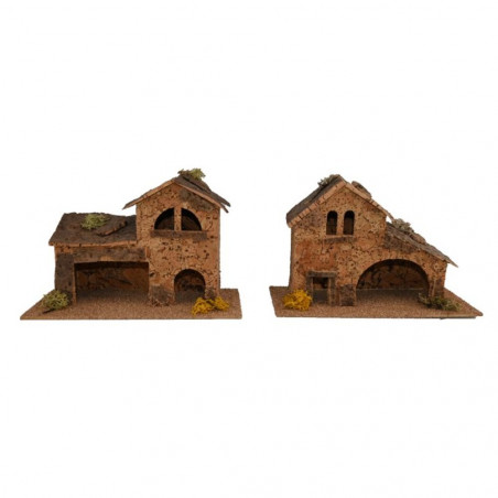 CASA CORCHO RUSTICA 8X18X12CM