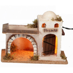 POSADA CORCHO LUZ 11X22X16CM