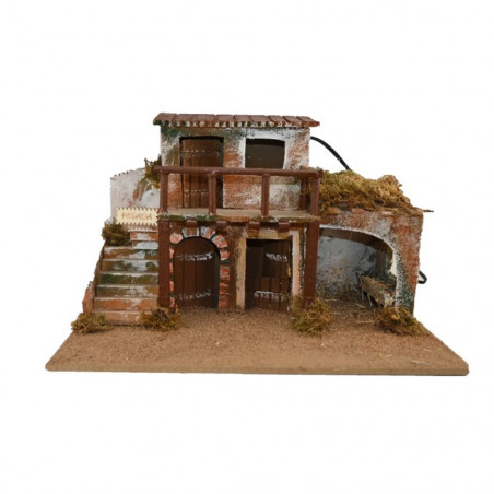 POSADA CORCHO LUZ 19X34X21CM,